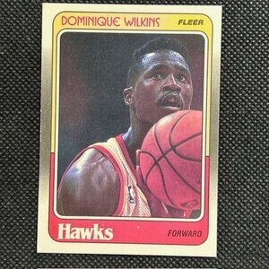 1988-89 Fleer Dominique Wilkins #5 - Atlanta Hawks